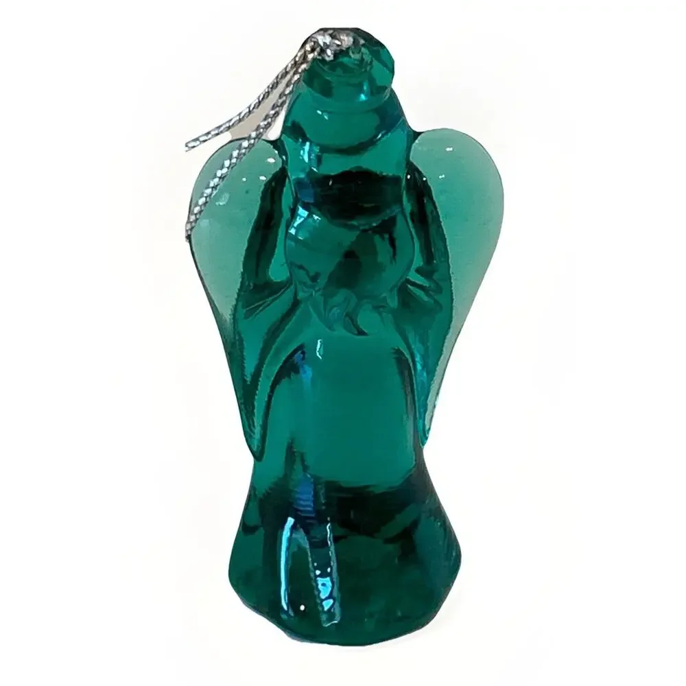 Extremely rare Vintage Lenox Herald Angel Figure-Green Ornament